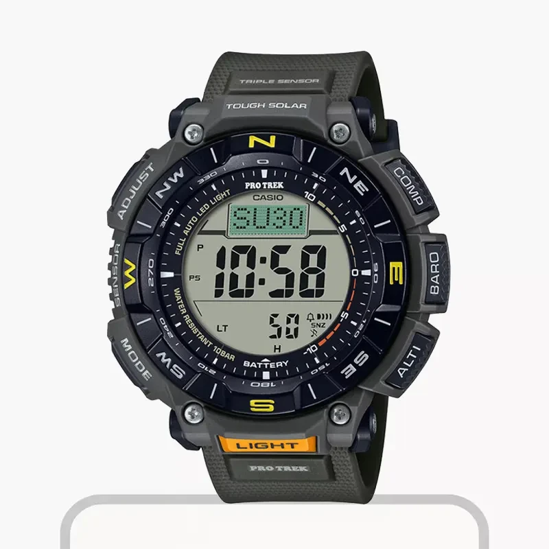 Casio Pro Trek Men's Solar Powered Climber Men's Watch- PRG-340-3